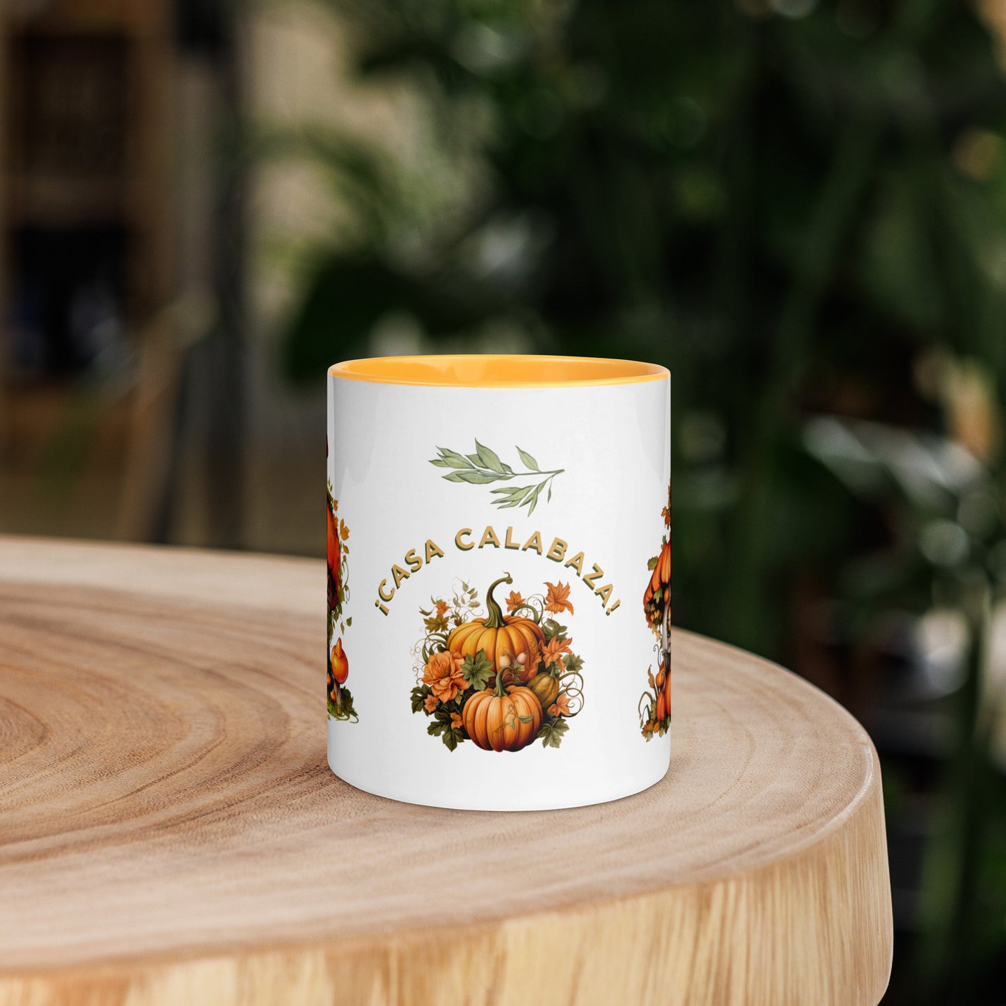 Taza MUG 11 oz Calabaza color interior