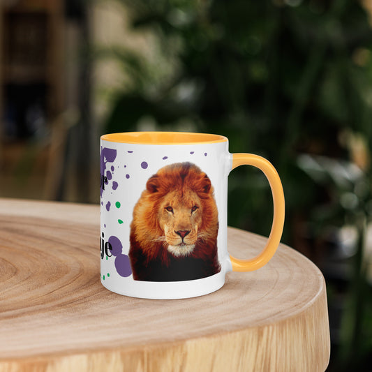 Taza MUG LEÓN color interior + Envío gratis